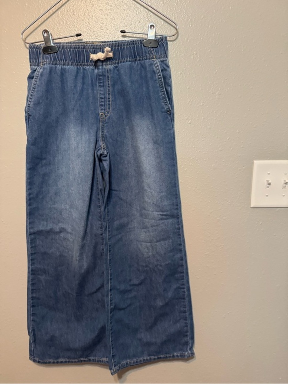 Old Navy High-Rise Baggy Denim Pants - Medium Blue